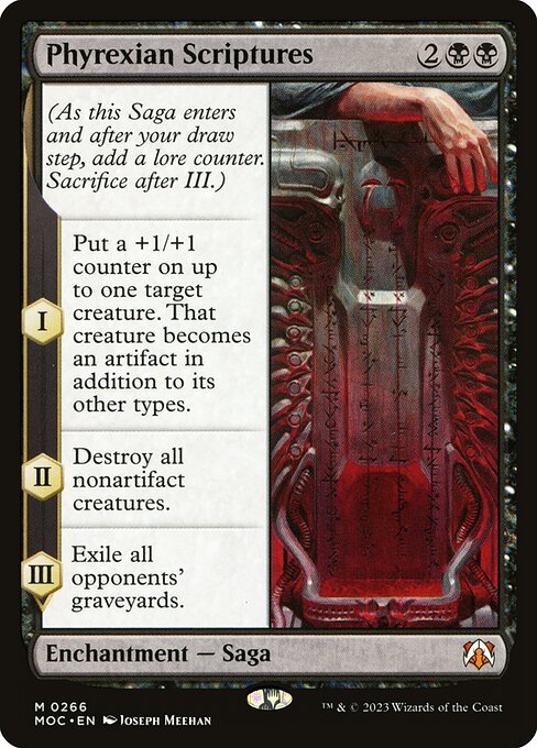Phyrexian Scriptures front
