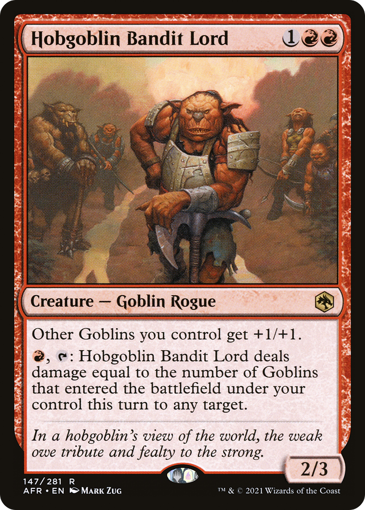 Hobgoblin Bandit Lord (AFR) 147
