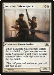 Sunspire Gatekeepers front