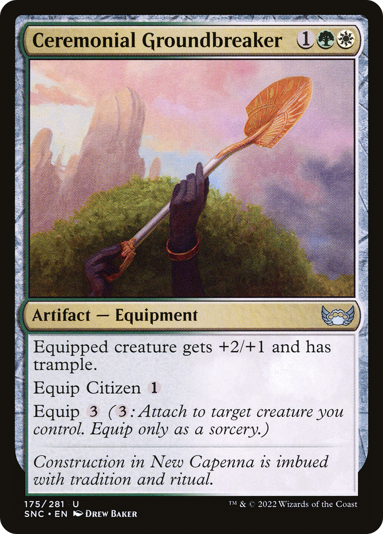 Ceremonial Groundbreaker (SNC) 175 - WZRD TCG