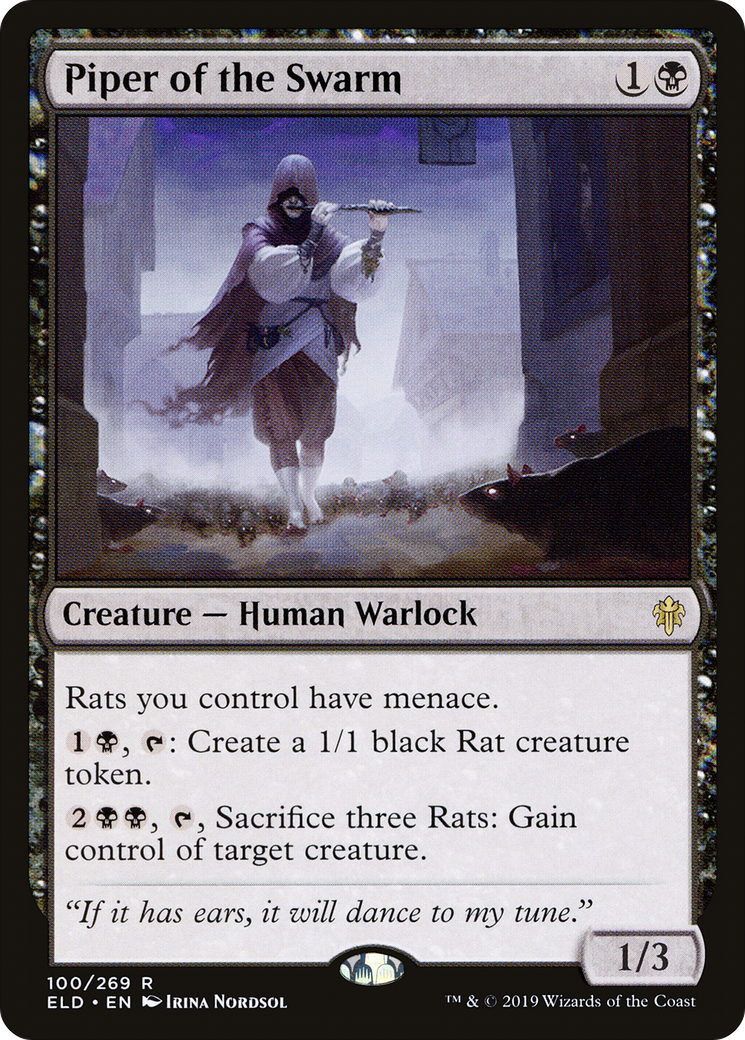 Piper of the Swarm (ELD) 100 - WZRD TCG