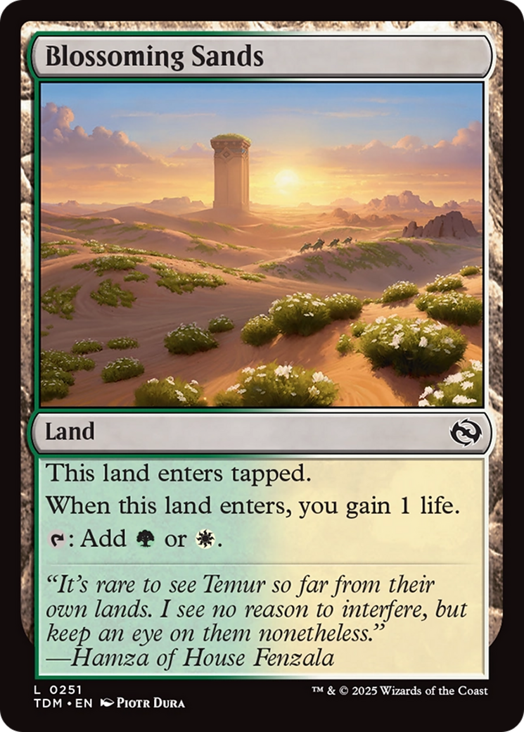 Blossoming Sands (TDM) 251 - WZRD TCG