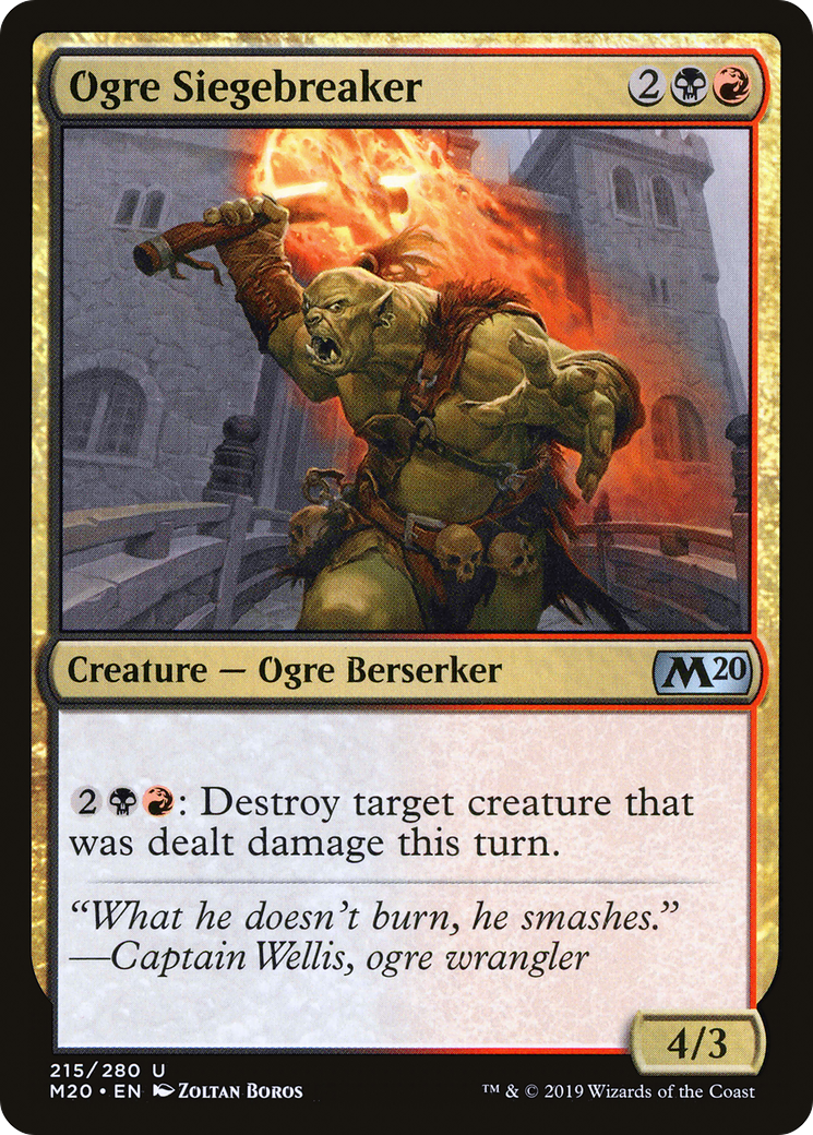 Ogre Siegebreaker (M20) 215 - WZRD TCG