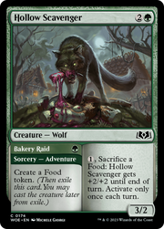 Hollow Scavenger // Bakery Raid (WOE) 174