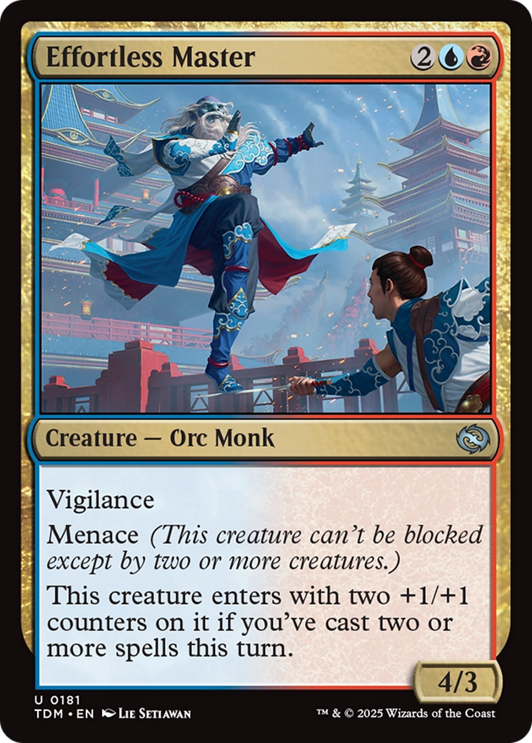 Effortless Master (TDM) 181 - WZRD TCG