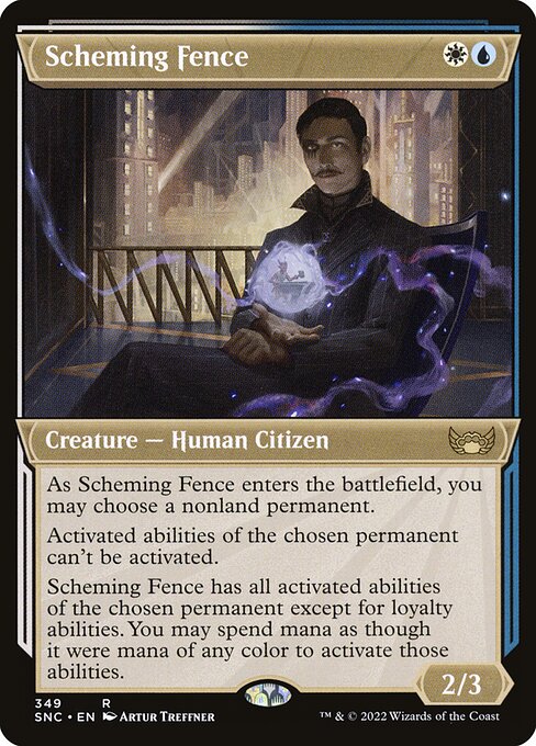 Scheming Fence front