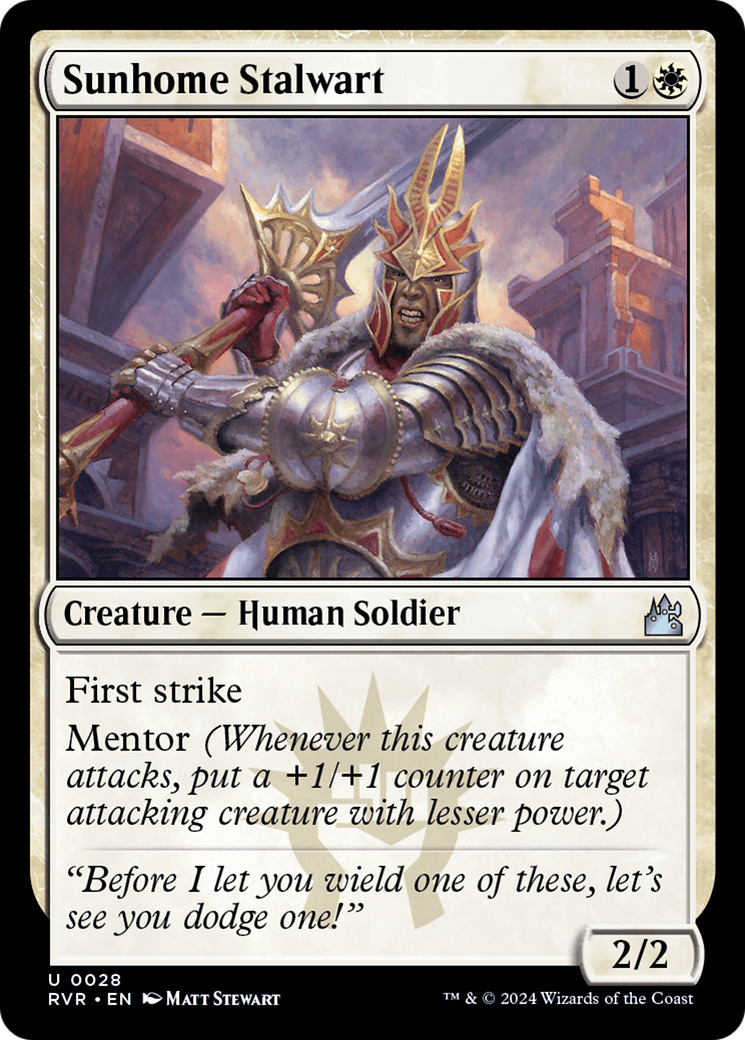 Sunhome Stalwart (RVR) 28 - WZRD TCG