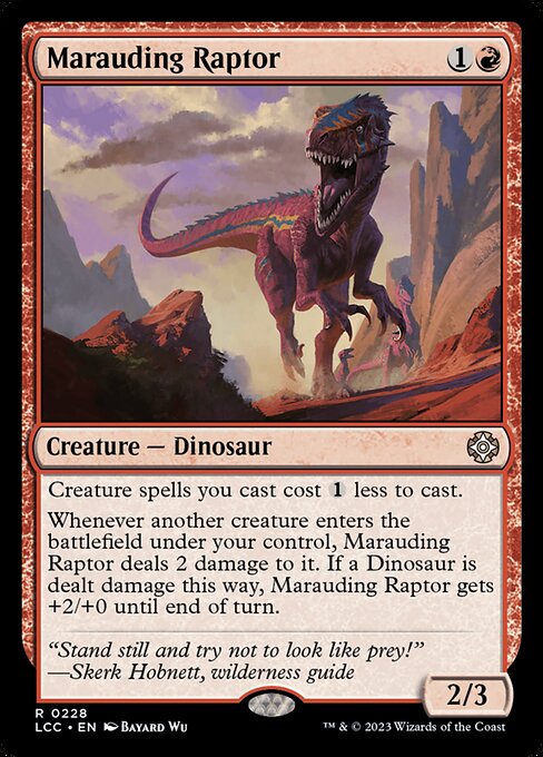 Marauding Raptor front