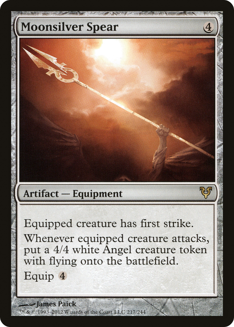 Moonsilver Spear (AVR) 217 - WZRD TCG
