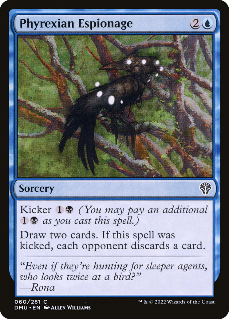 Phyrexian Espionage (DMU) 60 - WZRD TCG