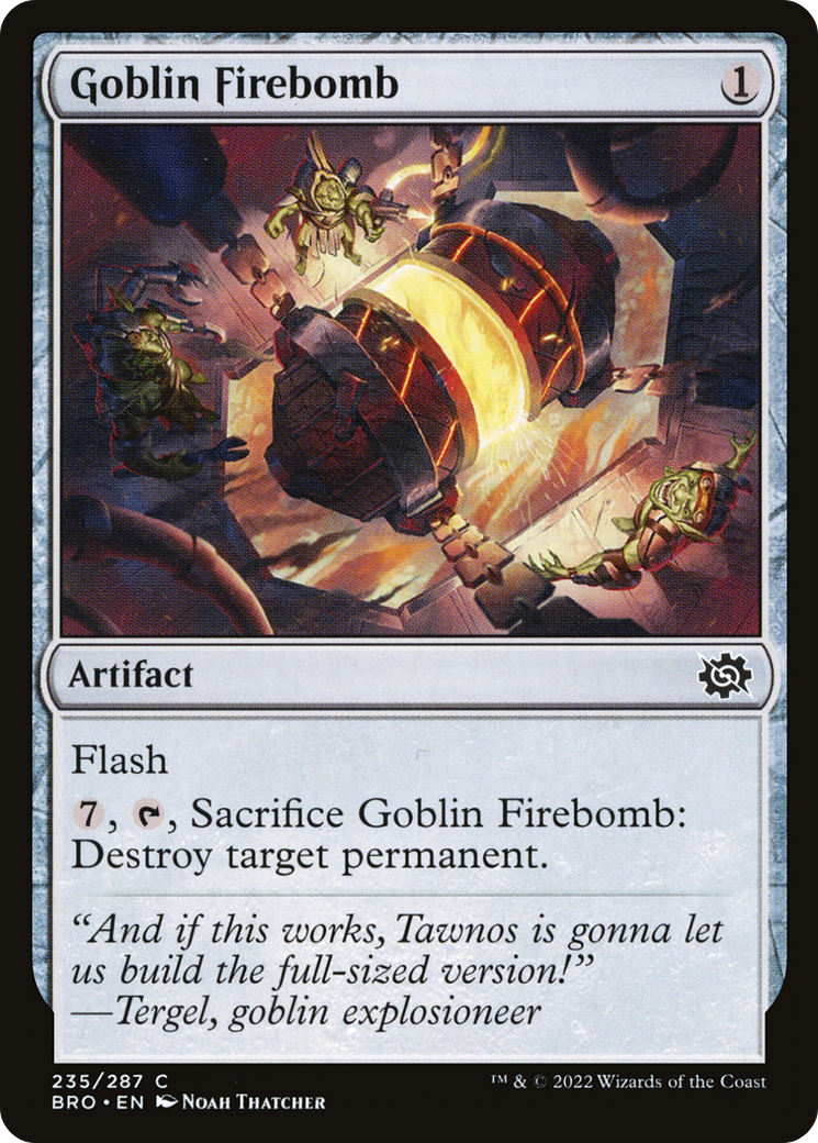 Goblin Firebomb (BRO) 235 - WZRD TCG