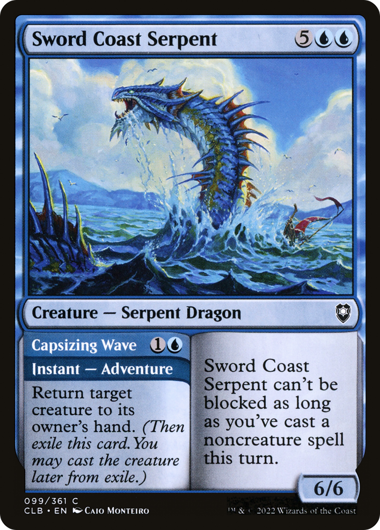 Sword Coast Serpent // Capsizing Wave (CLB) 99