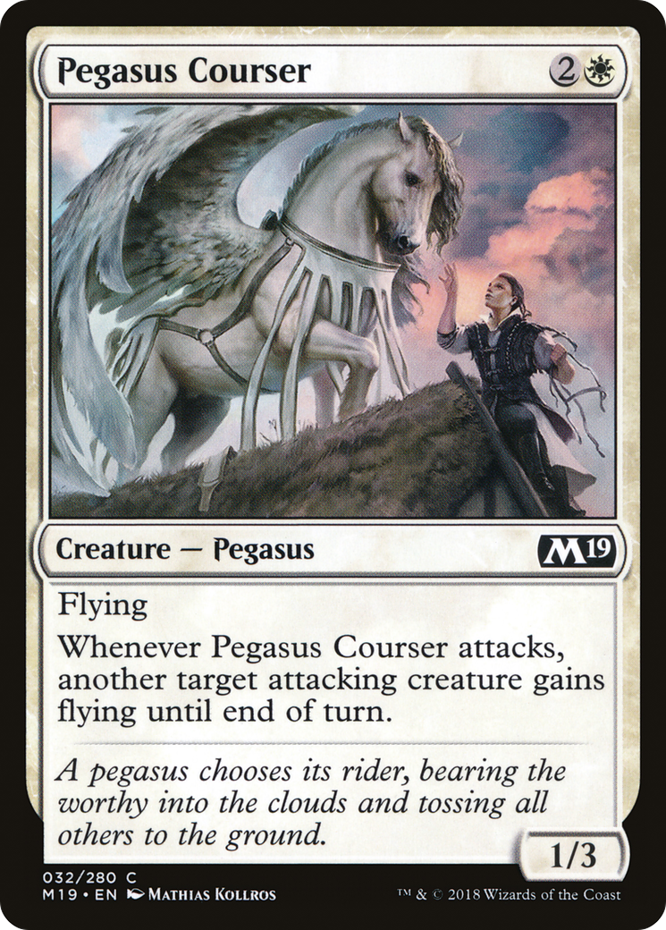 Pegasus Courser (M19) 32 - WZRD TCG