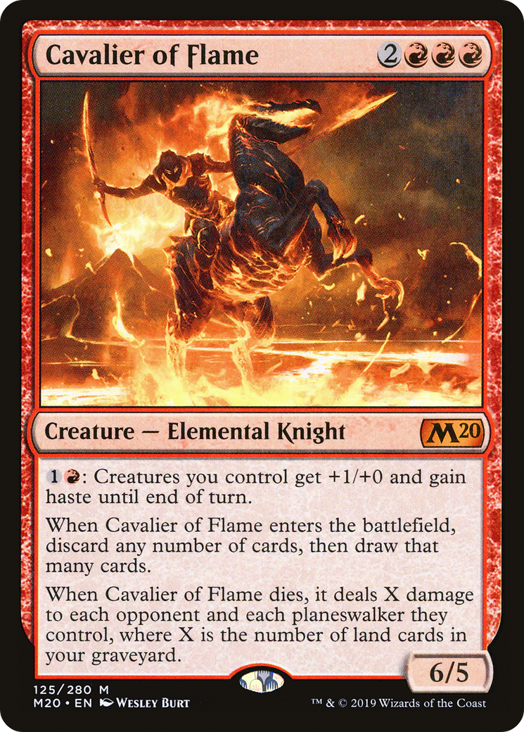 Cavalier of Flame (M20) 125