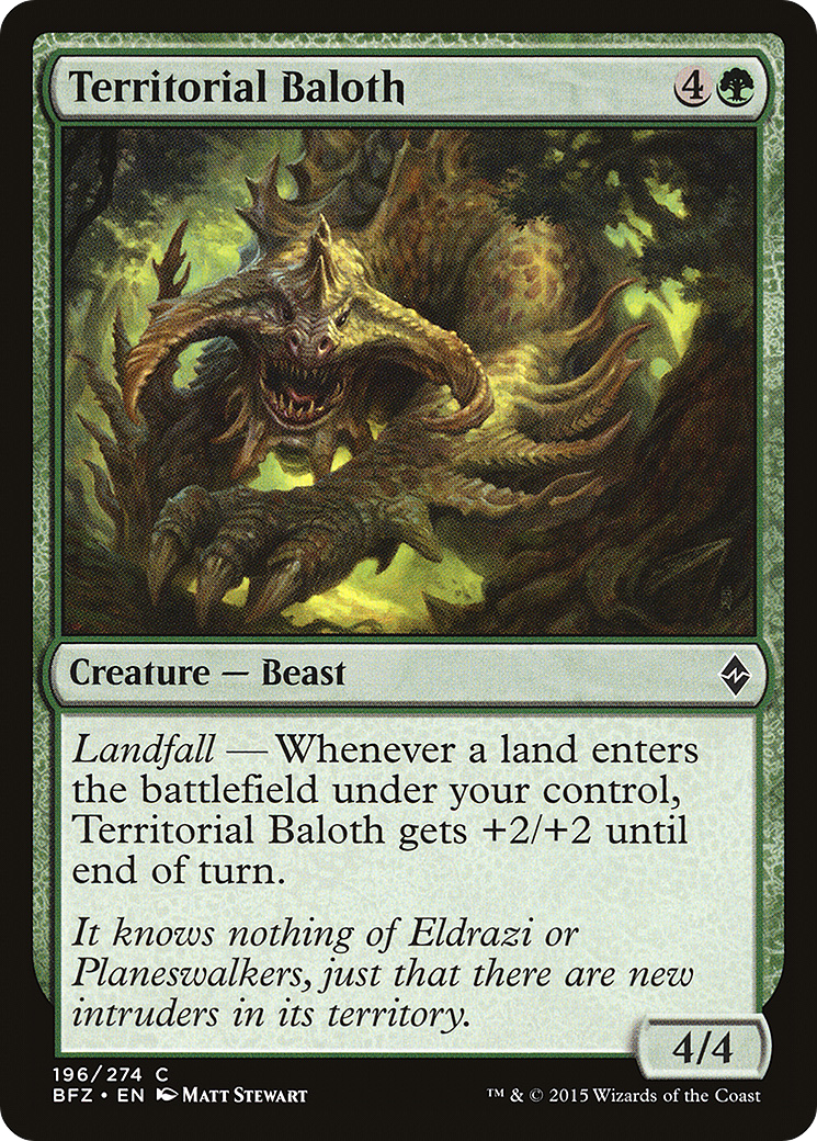 Territorial Baloth (BFZ) 196
