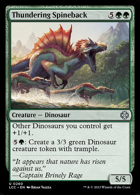 Thundering Spineback front