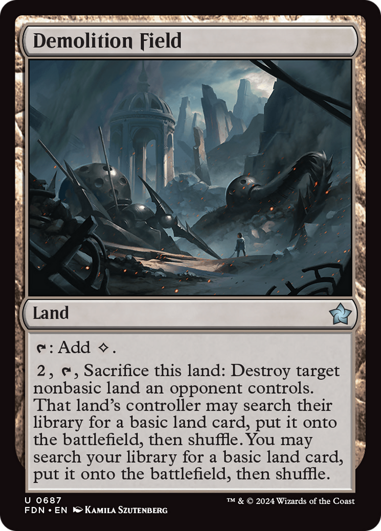 Demolition Field (FDN) 687 - WZRD TCG