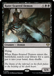 Rune-Scarred Demon (CMM) 184 - WZRD TCG
