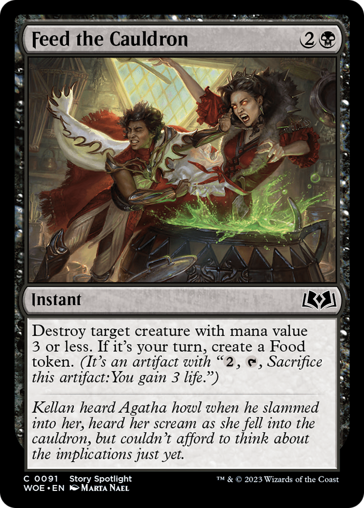 Feed the Cauldron (WOE) 91 - WZRD TCG