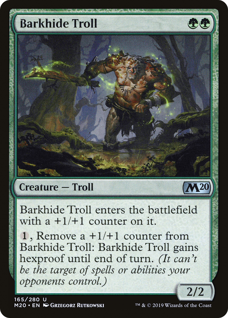 Barkhide Troll (M20) 165 - WZRD TCG