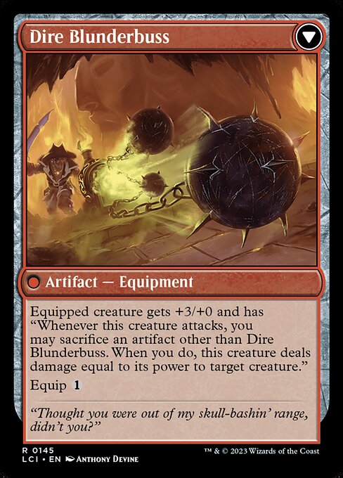 Dire Flail // Dire Blunderbuss (Back)