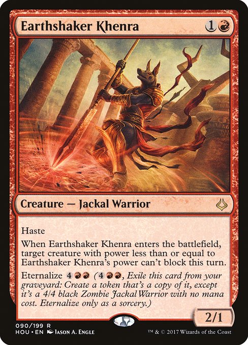 Earthshaker Khenra front