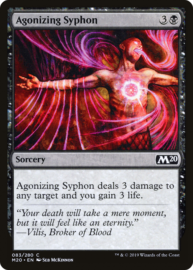 Agonizing Syphon (M20) 83 - WZRD TCG