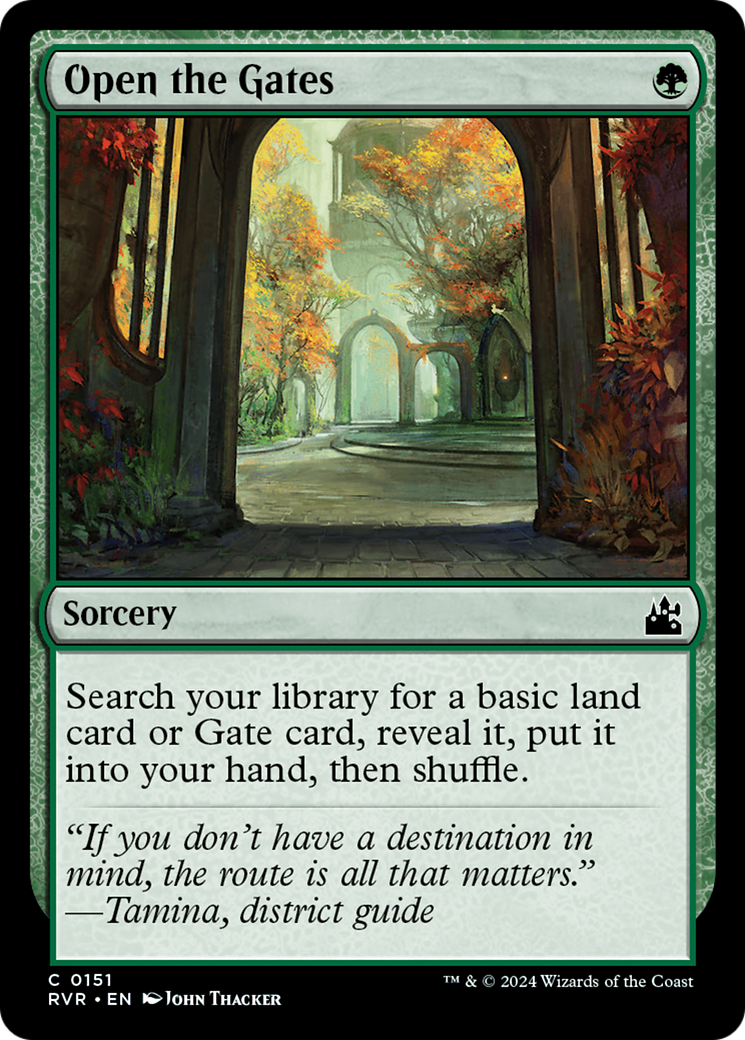 Open the Gates (RVR) 151 - WZRD TCG