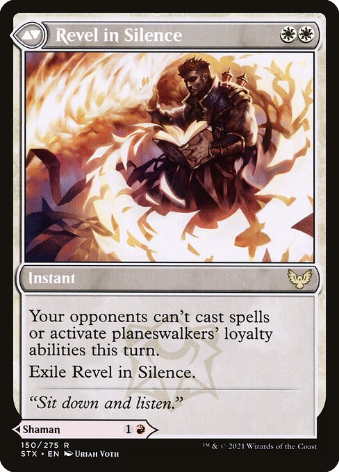 Flamescroll Celebrant // Revel in Silence back