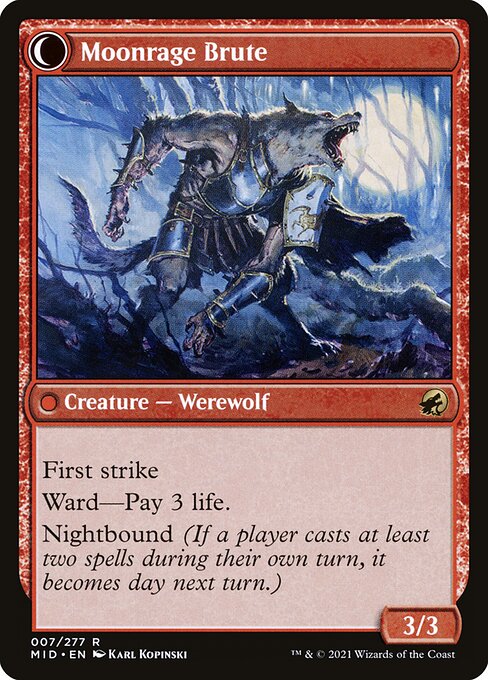 Brutal Cathar // Moonrage Brute back