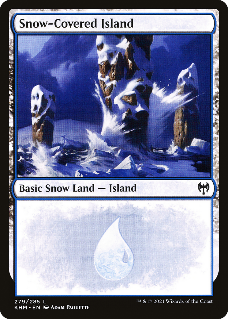 Snow-Covered Island (KHM) 279 - WZRD TCG