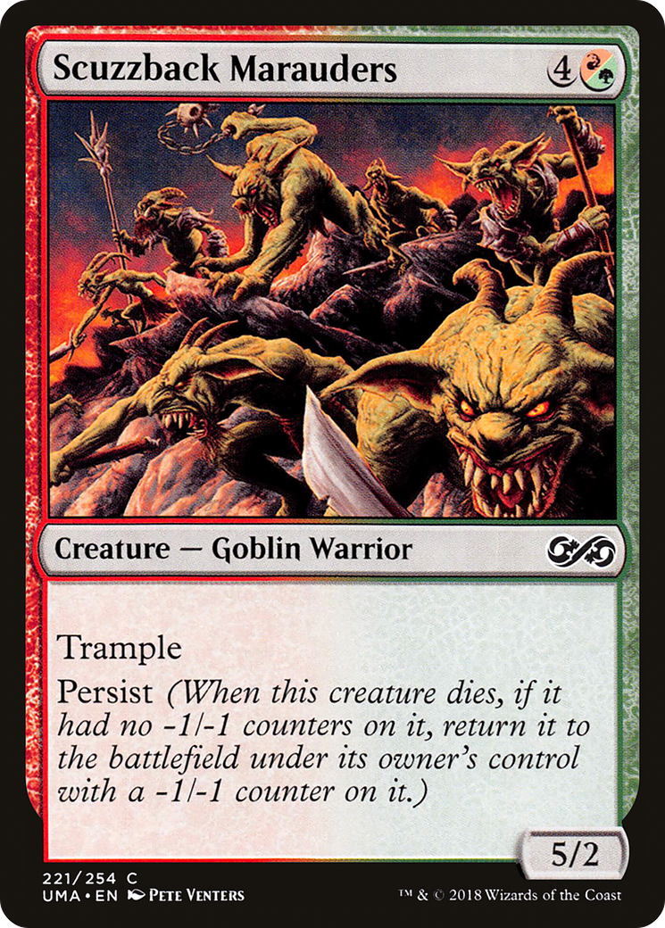 Scuzzback Marauders (UMA) 221 - WZRD TCG