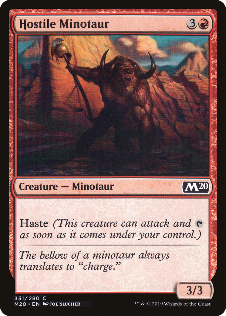 Hostile Minotaur (M20) 331