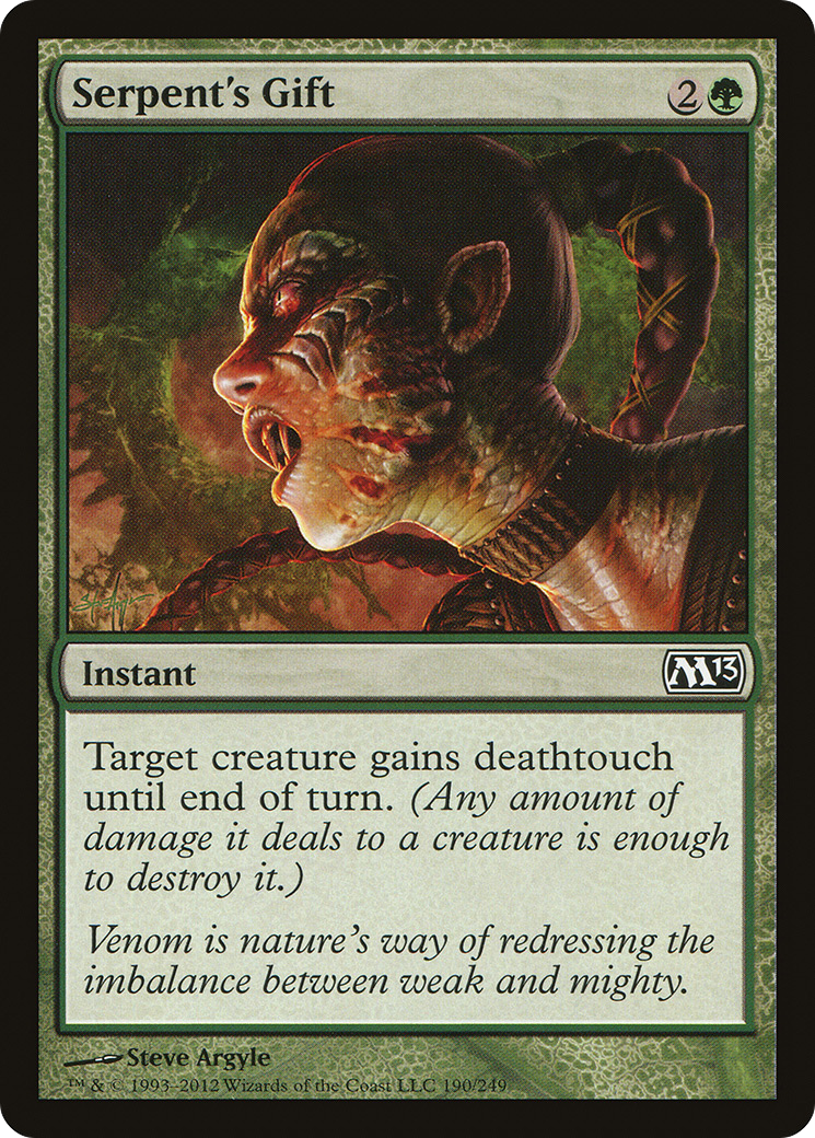 Serpent's Gift (M13) 190 - WZRD TCG