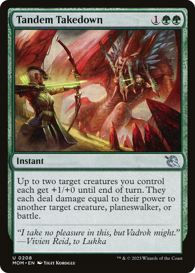 Tandem Takedown (MOM) 208 - WZRD TCG