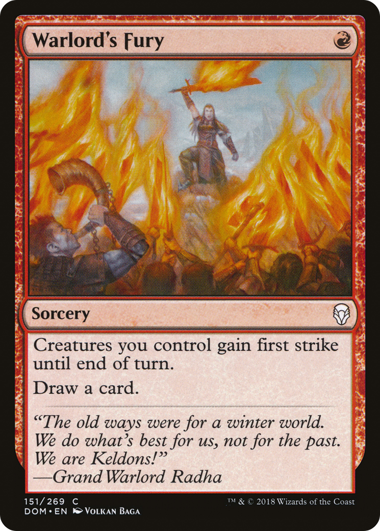 Warlord's Fury (DOM) 151 - WZRD TCG