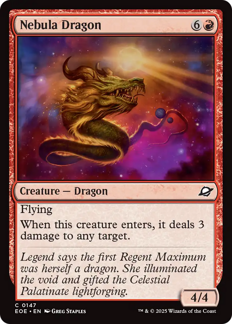 Nebula Dragon (EOE) 147 - WZRD TCG