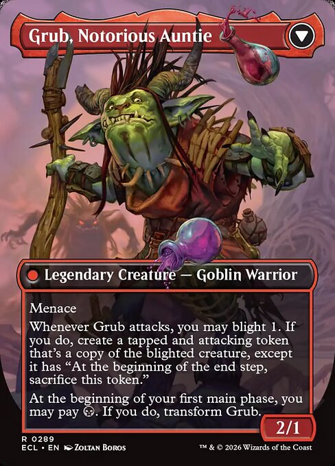 Grub, Storied Matriarch // Grub, Notorious Auntie (Back)