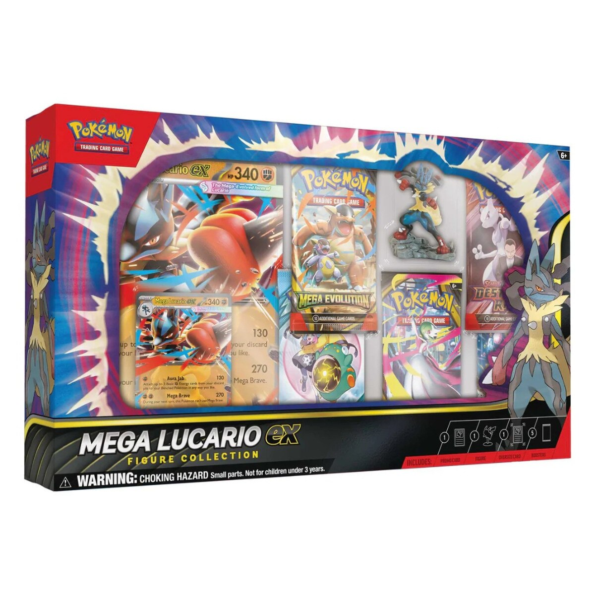 Pokmon - Mega Evolution - Mega Lucario EX Figure Collection WZRD TCG Pokmon - Mega Evolution - Mega Lucario EX Figure Collection WZRD TCG
