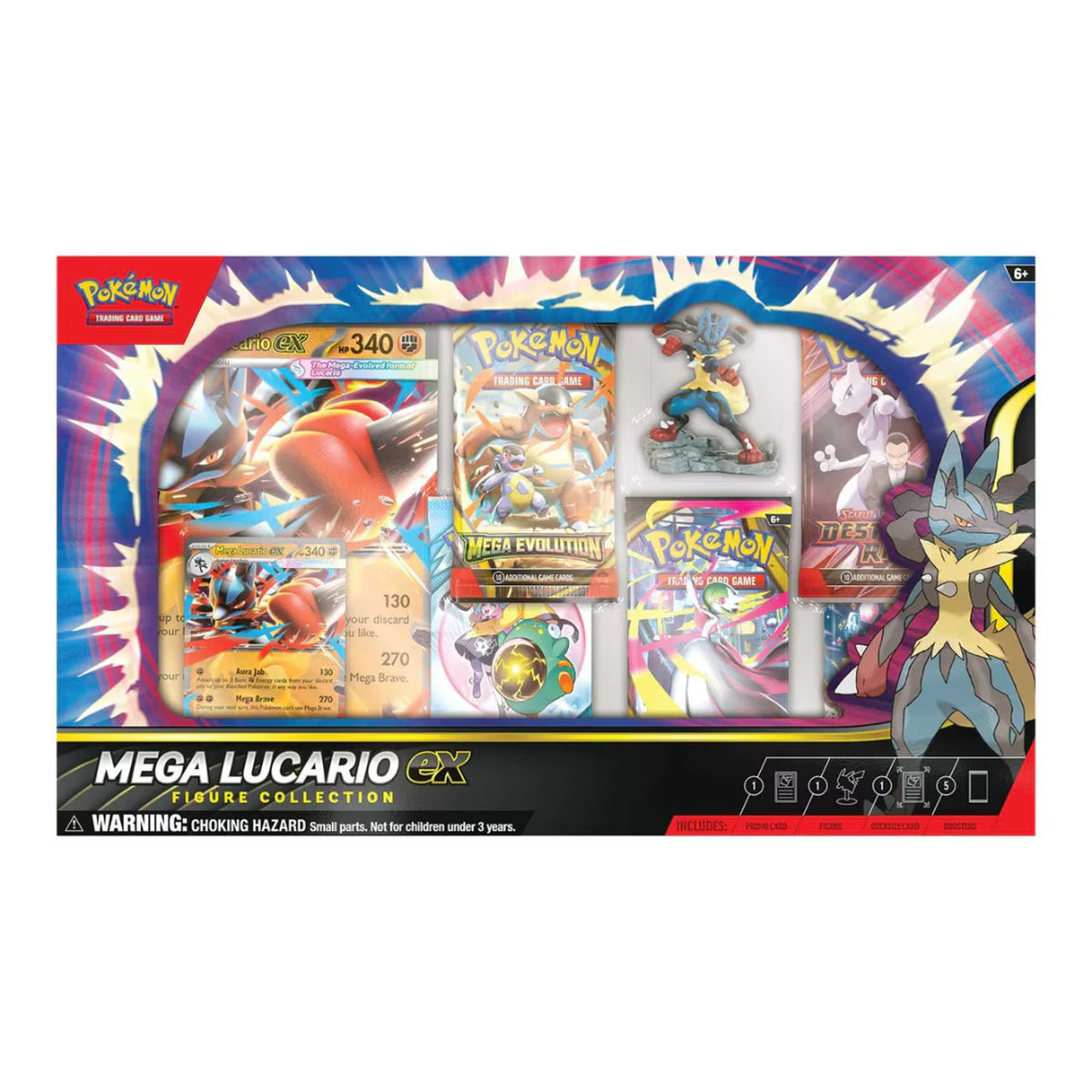 Pokémon - Mega Evolution - Mega Lucario EX Figure Collection