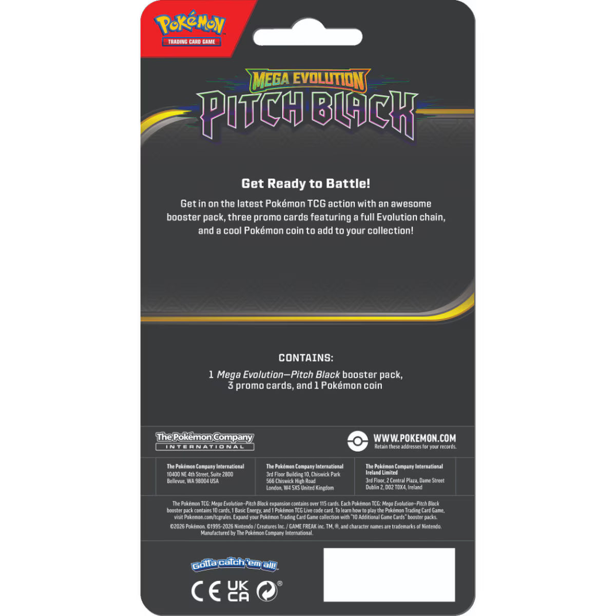 Pokémon: Mega Evolution—Pitch Black: GENGAR Premium Blister