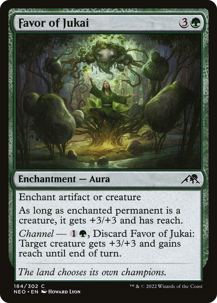 Favor of Jukai (NEO) 184 - WZRD TCG