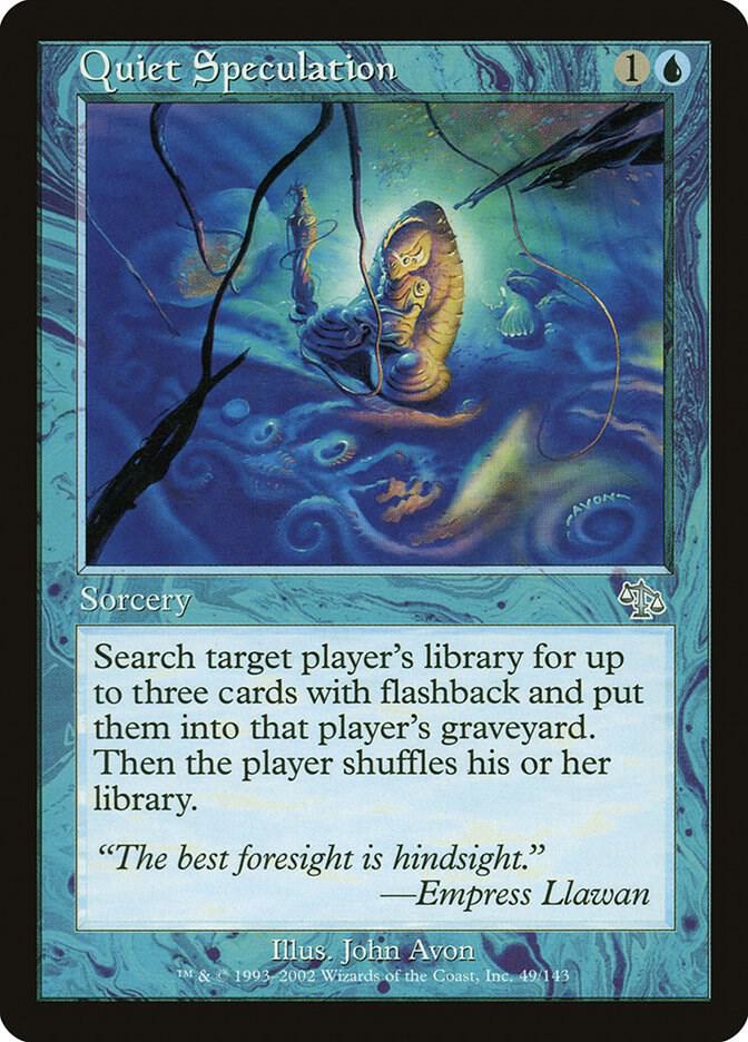 Quiet Speculation,, 49, Near Mint, Foil