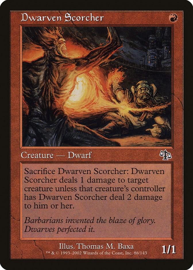Dwarven Scorcher,, 86, Near Mint, Foil