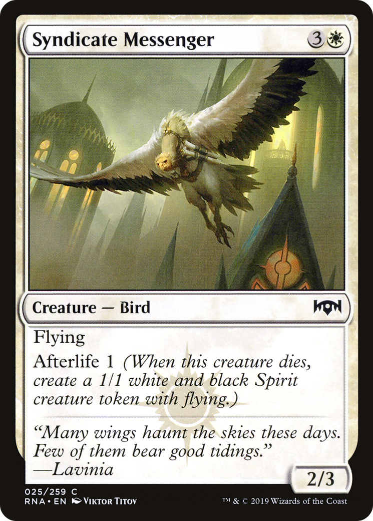Syndicate Messenger (RNA) 25