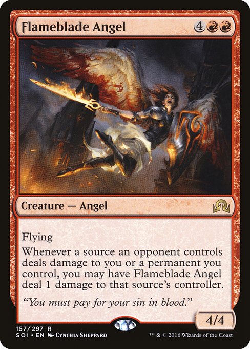 Flameblade Angel front