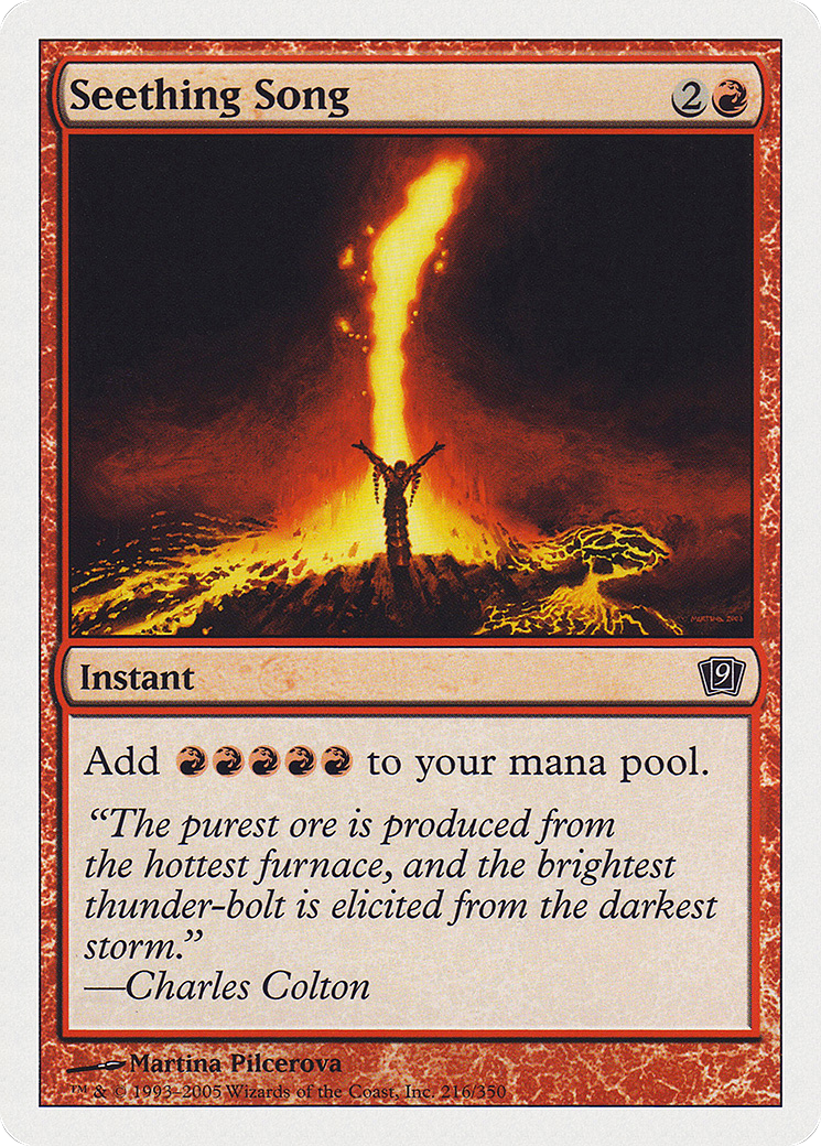 Seething Song (9ED) 216 - WZRD TCG