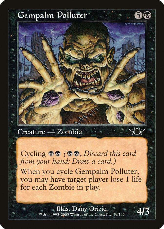 Gempalm Polluter,, 70, Lightly Played, Foil