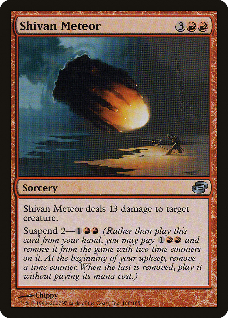 Shivan Meteor (PLC) 106 - WZRD TCG