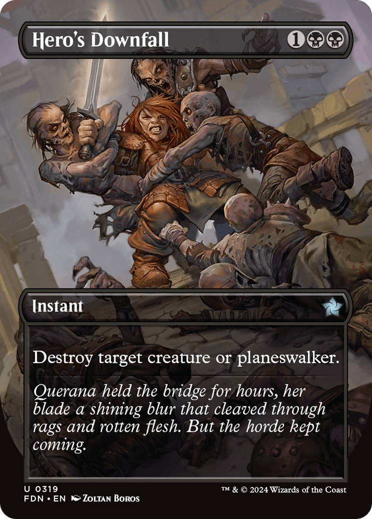 Hero's Downfall (FDN) 319 - WZRD TCG